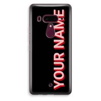 Namecase: HTC U12+ Transparant Hoesje
