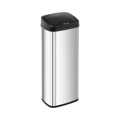 Prullenbak met sensor - 50 L - rechthoekig