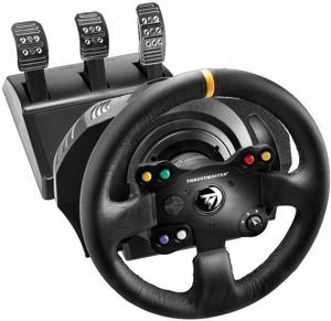 Thrustmaster TX Racing Wheel Leather Edition Stuur PC, Xbox One Zwart Incl. pedaal