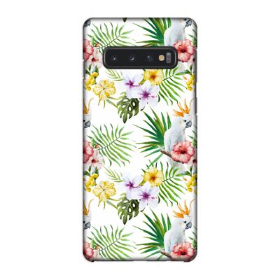 Gele kuif: Samsung Galaxy S10 4G Volledig Geprint Hoesje