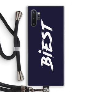 Biest: Samsung Galaxy Note 10 Plus Transparant Hoesje met koord