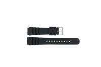 Horlogeband Universeel XG11 Rubber Zwart 20mm