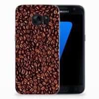 Samsung Galaxy S7 | Siliconen Case | Koffiebonen
