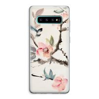 Japanse bloemen: Samsung Galaxy S10 Plus Transparant Hoesje Japanse bloemen: Samsung Galaxy S10 Plus Transparant Hoesje