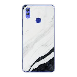 Elegante marmer: Honor Note 10 Transparant Hoesje