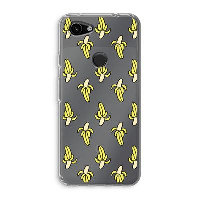 Bananas: Google Pixel 3a Transparant Hoesje