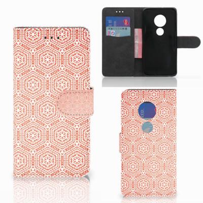 Motorola Moto G7 Play | Telefoon Hoesje | Pattern Orange