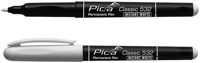 Pica 532/52 permanent pen | 1-2mm | rond | wit | 10 stuks - pi53252