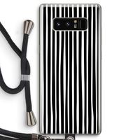 Stripes: Samsung Galaxy Note 8 Transparant Hoesje met koord
