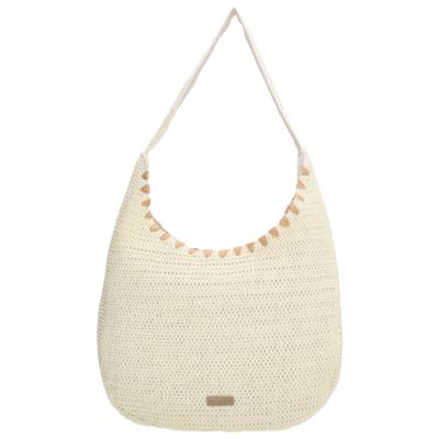 Beagles Rieten Grote Schoudertas Mallorca Beige