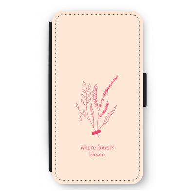 Where flowers bloom: iPhone 12 mini Flip Hoesje