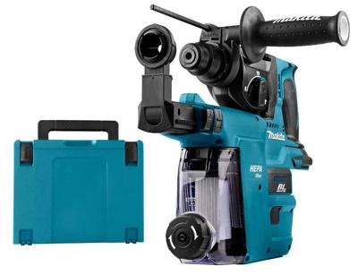 Makita DHR242ZJW Accu Combihamer SDS+ 2J incl. Stofafzuiging 18V Basic Body in Mbox