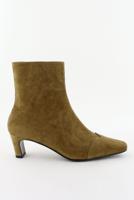 Lola Cruz enkellaarsjes 029T30BK oliva