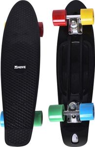 Move Old School Retro Penny Board Zwart