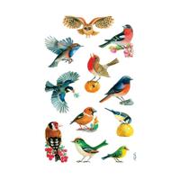 Vogel stickers - 3x stuks - stickervellen van dieren