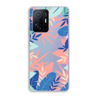 Tropisch: Xiaomi 11T Pro Transparant Hoesje Tropisch: Xiaomi 11T Pro Transparant Hoesje