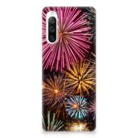 Sony Xperia 10 IV | Sillicone Back Cover | Vuurwerk