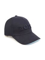 BOSS Kidswear logo-embroidered baseball cap - Bleu