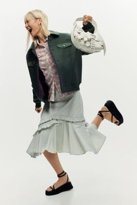 Bomberjack van laken - GREEN - XL