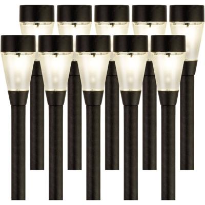Lumineo Jive solar verlichting - 10x - buitenlamp/tuinlamp - LED - 32 cm