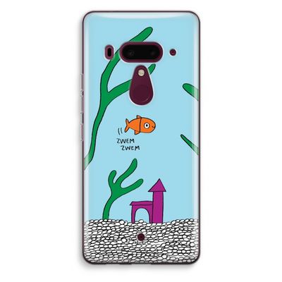 Aquarium: HTC U12+ Transparant Hoesje
