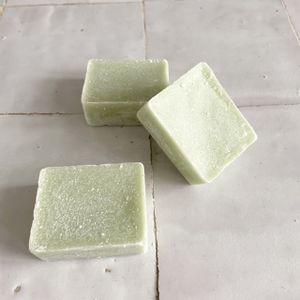 Amberblokje Groene Thee per stuk - 4 cm