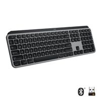 Logitech MX Keys for Mac toetsenbord RF-draadloos + Bluetooth QWERTY US International Aluminium, Zwart - thumbnail