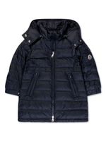 Moncler Enfant doudoune à logo appliqué - Bleu - thumbnail