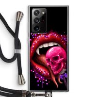 Dodelijk zoet: Samsung Galaxy Note 20 Ultra / Note 20 Ultra 5G Transparant Hoesje met koord
