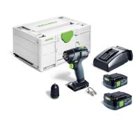 Festool TXS 12 2,5-Plus Accu Schroefboormachine 12V 2.5Ah in Systainer - 576873 Festool TXS 12 2,5-Plus Accu Schroefboormachine 12V 2.5Ah in Systainer - 576873