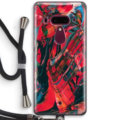 Endless Descent: HTC U12+ Transparant Hoesje met koord