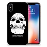 Silicone Back Case Apple iPhone X | Xs Skull Eyes