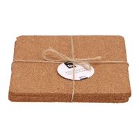 Excellent Houseware Kurken Onderzetters 3 Stuks