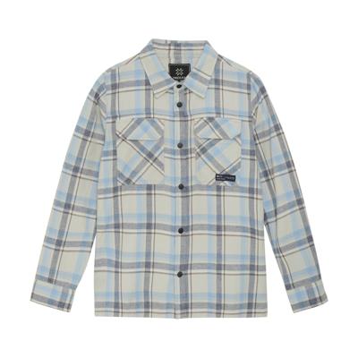 Shirt Jacket Check Dawn Blue