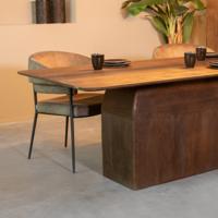 LABEL51 Eettafel 'Owen' Mangohout, 230 x 100cm