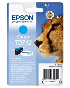 Epson Inktcartridge T0712 Origineel Cyaan C13T07124012