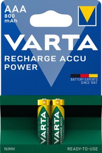 Varta Power Accu AAA 800 mAh Oplaadbare batterij Nikkel-Metaalhydride (NiMH)