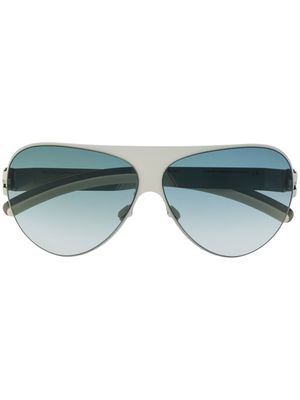 Mykita lunettes de soleil Franz - Blanc