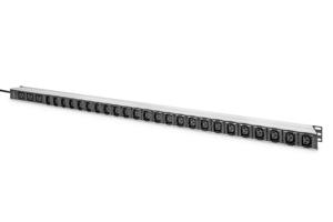 Digitus DN-95450 19 inch Stekkerdoos voor patchkast Apparaatcontactdoos C13 10A Geschikt voor kastdiepte: vanaf 300 mm Zwart