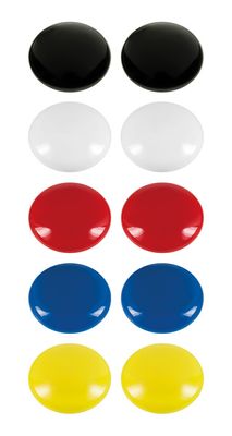 Westcott AC-E10814 Magneet Assorti Pak à 10st. Ø 25x11,8mm, 300g
