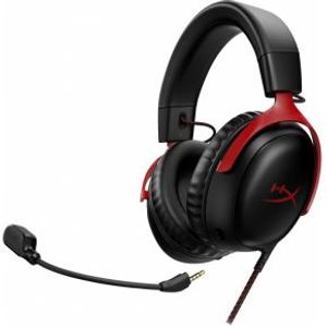 HyperX Cloud III Bedraad Zwart, Rood
