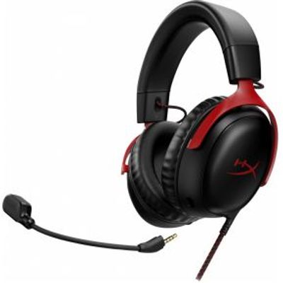 HyperX Cloud III Bedraad Zwart, Rood