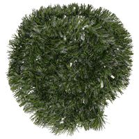 Kerstslinger - groen - 270 cm - lametta/tinsel - folie slinger - kerstversiering