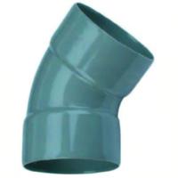 Wavin PVC Bocht 45 Graden Dubbele Mof 40mm - Efficiënte Leidingsysteem Fitting