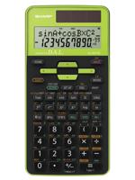 Citizen SH-EL531TGGR Calculator Sharp EL531TGGR Zwart-groen Wetenschappelijk - thumbnail