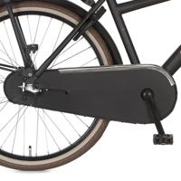 Cortina kettingkast lakdoek 26 u4 jet mat zwart