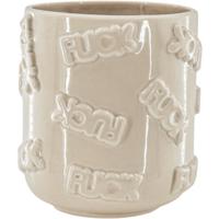 Housevitamin bloempot fuck beige 17,5 cm | 8 stuks