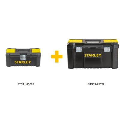 Stanley opbergset - Gereedschapkoffer Essential M 12,5” + Gereedschapkoffer Essential M 19”