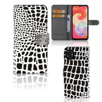 Samsung Galaxy A04e | Telefoonhoesje | Met pasjeshouder | Slangenprint