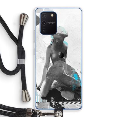 I will not feel a thing: Samsung Galaxy Note 10 Lite Transparant Hoesje met koord